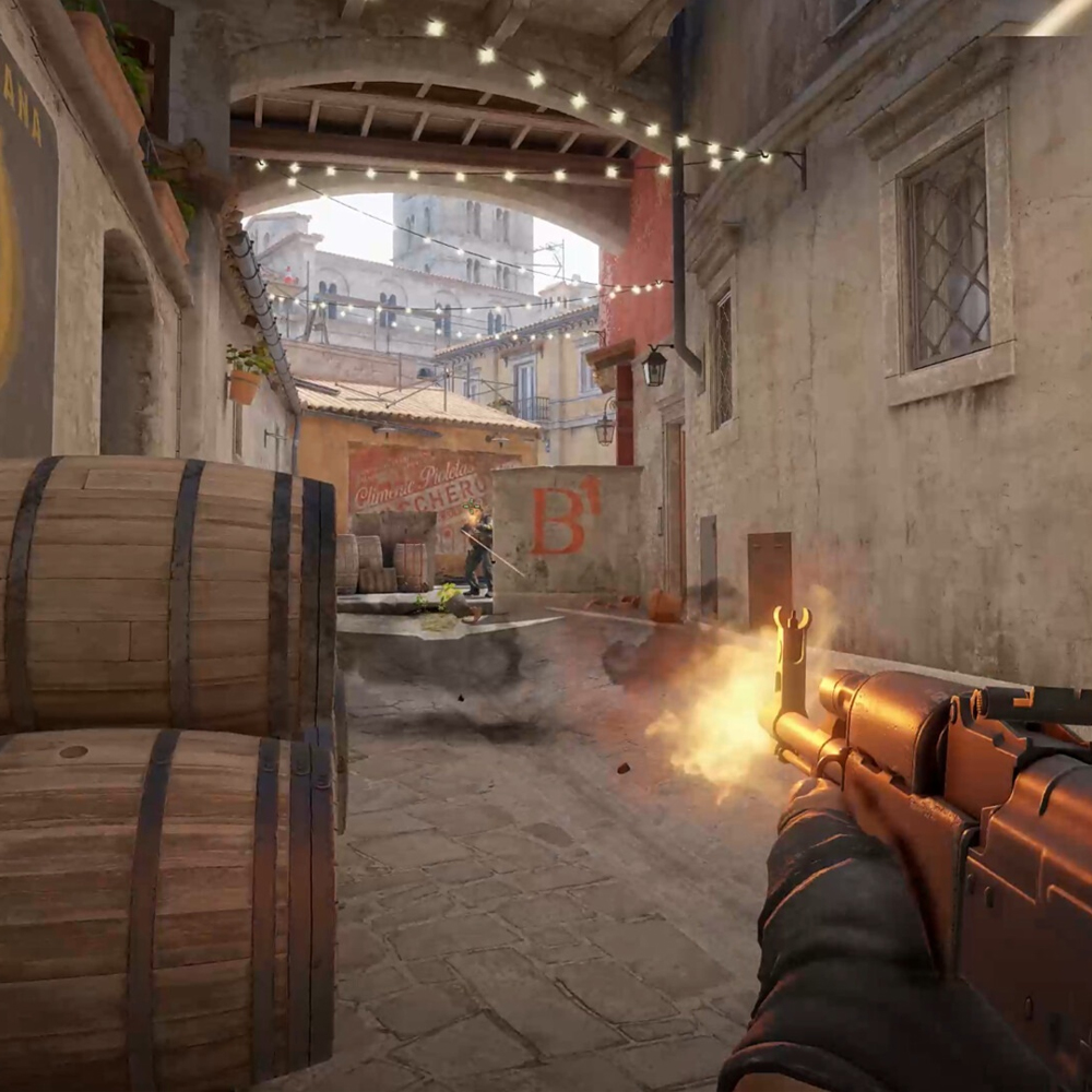 Action FPS vue à la première personne